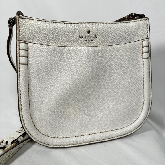 kate spade crossbody leather slim curved design one size white - Picture 10 of 14